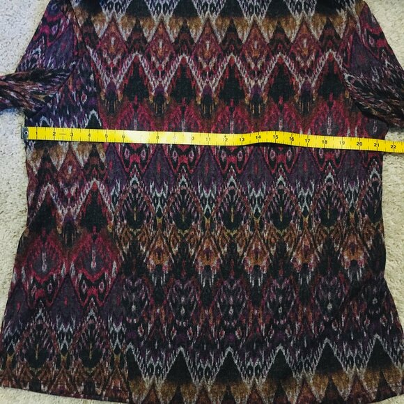 Canadian Clientele Retro Psychedelic Knit Wrap Over Top - Picture 11 of 15